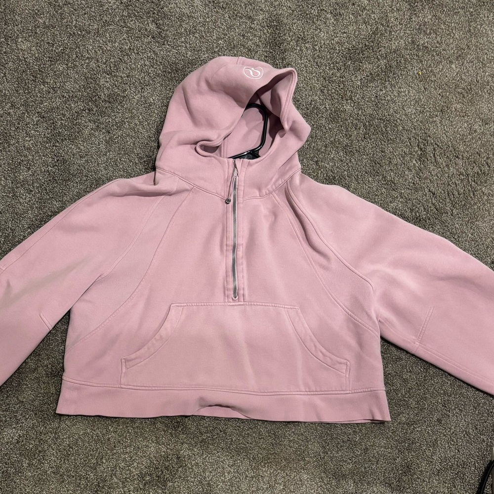 Lululemon Pink Scuba Halfzip